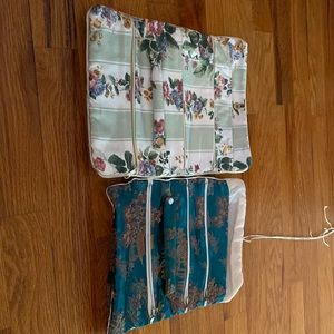 Two traveling jewelry cases